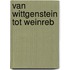 Van Wittgenstein tot Weinreb