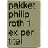 Pakket Philip Roth 1 ex per titel