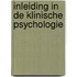 Inleiding in de klinische psychologie