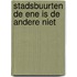 Stadsbuurten de ene is de andere niet