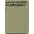 Gemeentepolitiek en opbouwwerk