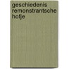 Geschiedenis remonstrantsche hofje door Garrer