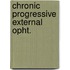 Chronic progressive external opht.