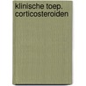 Klinische toep. corticosteroiden door Aljoscha Schwarz