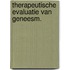 Therapeutische evaluatie van geneesm.