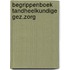 Begrippenboek tandheelkundige gez.zorg