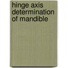 Hinge axis determination of mandible by Bosman