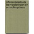 Differentiatietoets leervorderingen en schoolloopbaan