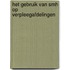 Het gebruik van SMH op verpleegafdelingen