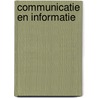 Communicatie en informatie door F. van Raaij