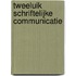 Tweeluik schriftelijke communicatie