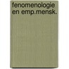 Fenomenologie en emp.mensk. by Strasser