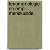 Fenomenologie en emp. menskunde by Strasser