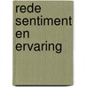 Rede sentiment en ervaring door W.A. Arts