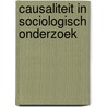 Causaliteit in sociologisch onderzoek door Tacq