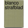 Blanco strafblad by A. van Gansewinkel