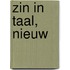 Zin in taal, nieuw