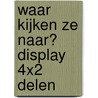 Waar kijken ze naar? display 4x2 delen by Unknown