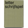 Letter schrijfspel by Div