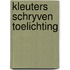 Kleuters schryven toelichting
