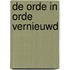 De orde in orde vernieuwd