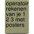 Operatoir rekenen van je 1 2 3 met posters
