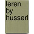 Leren by husserl