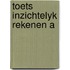 Toets inzichtelyk rekenen a