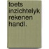 Toets inzichtelyk rekenen handl.