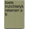 Toets inzichtelyk rekenen a b door Mommers