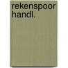Rekenspoor handl. by Sweers