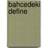 Bahcedeki define