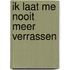 Ik laat me nooit meer verrassen