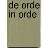 De orde in orde by Victor van Geel