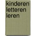 Kinderen letteren leren