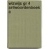 WIZWIJS GR 4 ANTWOORDENBOEK A