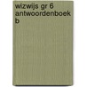 WIZWIJS GR 6 ANTWOORDENBOEK B door Mieke van Groenestijn