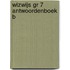WIZWIJS GR 7 ANTWOORDENBOEK B
