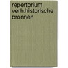 Repertorium verh.historische bronnen door Caraso Kok