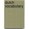 Dutch vocabulary door Julia Donaldson