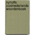 Nyhoffs zuidnederlands woordenboek