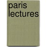 Paris Lectures door Husserl, Edmund