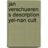 Jan verschueren s description yei-nan cult