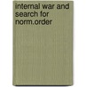 Internal war and search for norm.order door Oglesby