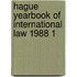 Hague yearbook of international law 1988 1