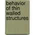 Behavior of Thin Walled Structures