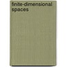 Finite-dimensional spaces door Noll