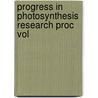 Progress in photosynthesis research proc vol door Onbekend