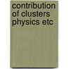 Contribution of clusters physics etc door Onbekend