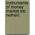 Instruments of money market etc netherl.